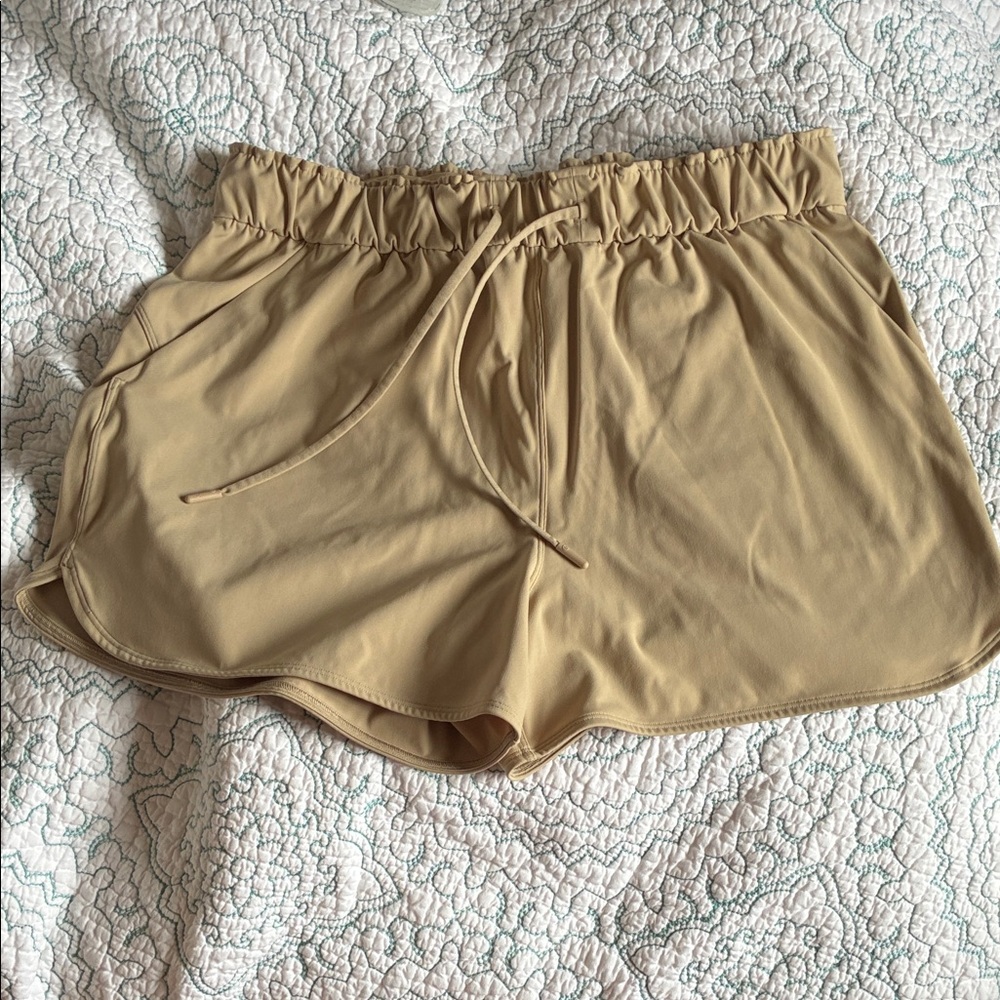 Lululemon Athletica Tan Athletic Shorts